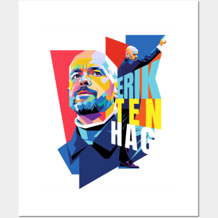 Erik Ten Hag Pop Art Posters and Art